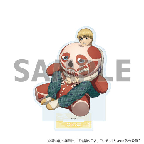 『進撃の巨人The Final Season』アクリルスタンド06/アルミン・アルレルト くつろぎver.(描き下ろしイラスト)
