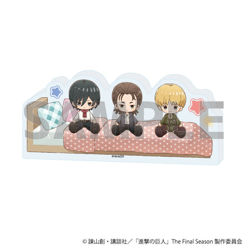 『進撃の巨人The Final Season』コレクションブロック01/ぬいぐるみver. A(グラフアートイラスト)