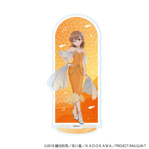 『とある科学の超電磁砲T』BIGアクリルスタンド01/御坂美琴 マーメイドドレスver.(描き下ろしイラスト)