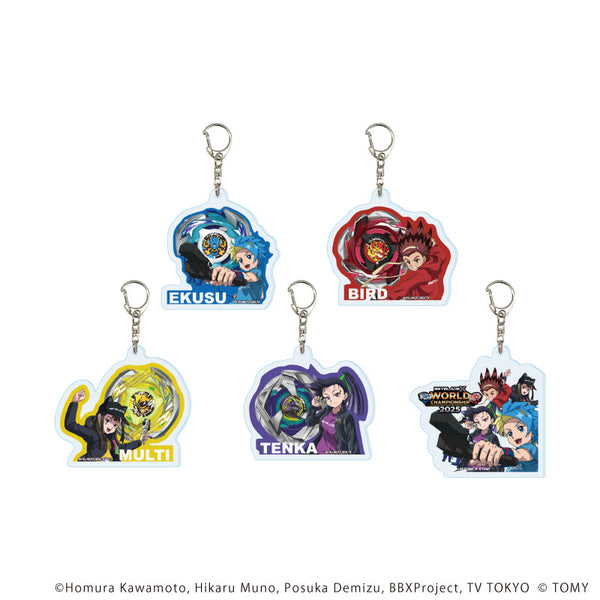『BEYBLADE X』アクリルキーホルダー04/コンプリートセット(全5種)(描き下ろしイラスト)