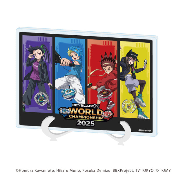 『BEYBLADE X』アクリルアートボード(A5サイズ)03/集合デザイン(描き下ろしイラスト)