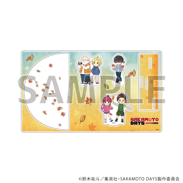 『SAKAMOTO DAYS』プレミアム アクリルジオラマプレート05/デザインA 紅葉ver.(グラフアートイラスト)