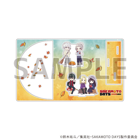 『SAKAMOTO DAYS』プレミアム アクリルジオラマプレート06/デザインB 紅葉ver.(グラフアートイラスト)