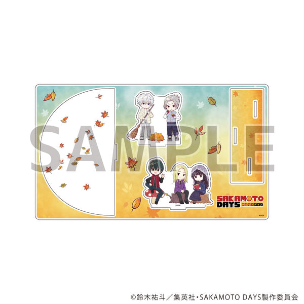 『SAKAMOTO DAYS』プレミアム アクリルジオラマプレート06/デザインB 紅葉ver.(グラフアートイラスト)
