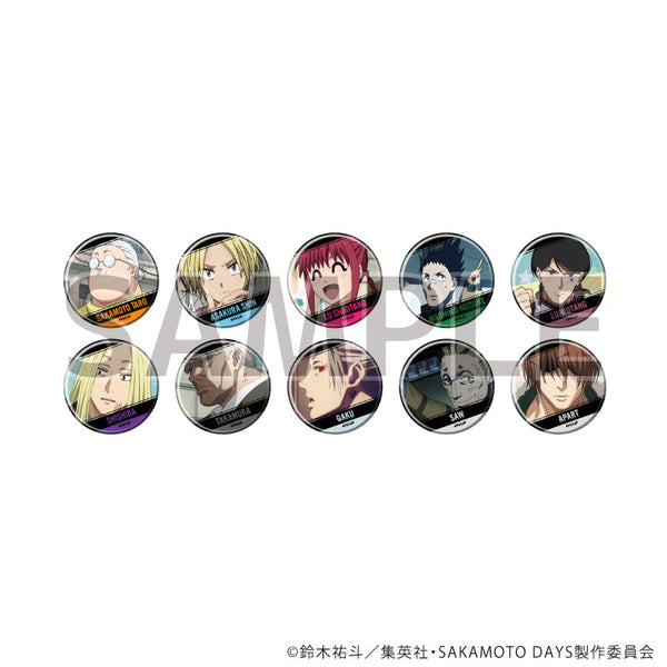 『SAKAMOTO DAYS』缶バッジ23/コンプリートセット(全10種)(場面写イラスト)