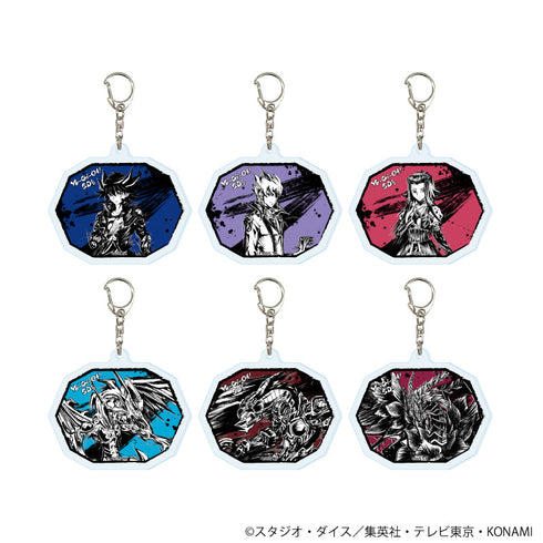 『遊☆戯☆王5D's』アクリルキーホルダー05/コンプリートセット(全6種)(墨絵イラスト)
