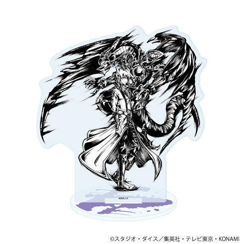 『遊☆戯☆王5D's』アクリルスタンド11/ジャック・アトラス&レッド・デーモンズ・ドラゴン(墨絵イラスト)