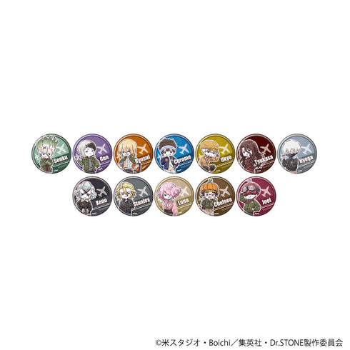 『Dr.STONE』缶バッジ32/フライトジャケットver. コンプリートセット(全12種)(グラフアートイラスト)