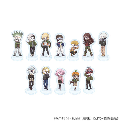 『Dr.STONE』アクリルぷちスタンド18/フライトジャケットver. コンプリートセット(全12種)(グラフアートイラスト)