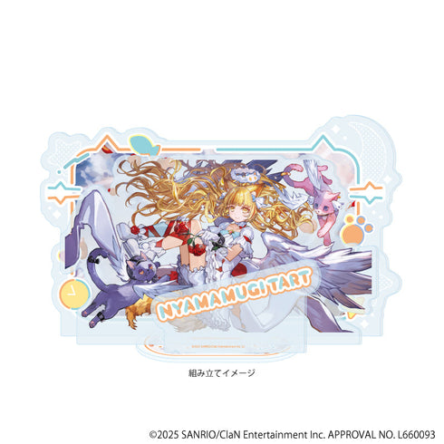 『にゃんたじあ!』プレミアム アクリルジオラマプレート03/若魔麦たると 2025誕生日ver.(公式イラスト)