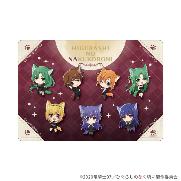 『ひぐらしのなく頃に 卒』キャラクリアケース13/集合デザイン 人狼ver.(ミニキャライラスト)