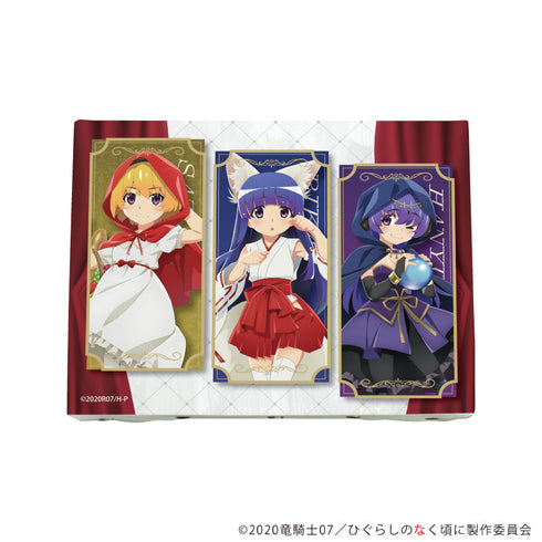 『ひぐらしのなく頃に 卒』キャンバスボード05/北条沙都子&古手梨花&羽入(描き下ろしイラスト)