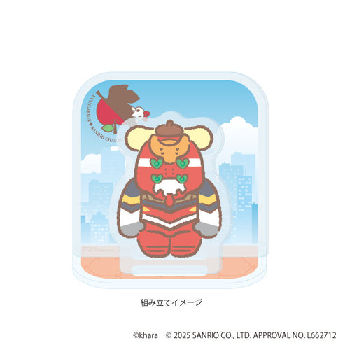 『エヴァンゲリオン×サンリオキャラクターズ』アクリルスタンドプレート03/2号機×ポムポムプリン(コラボイラスト)