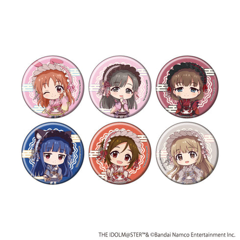 『アイドルマスター シンデレラガールズ』缶バッジ14/和洋可憐ver. コンプリートセット(全6種)(ミニキャライラスト)