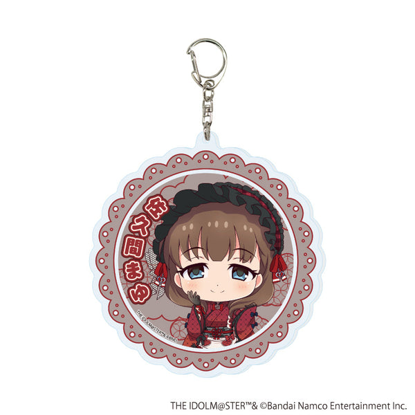 『アイドルマスター シンデレラガールズ』デカアクリルキーホルダー13/佐久間まゆ 和洋可憐ver.(ミニキャライラスト)