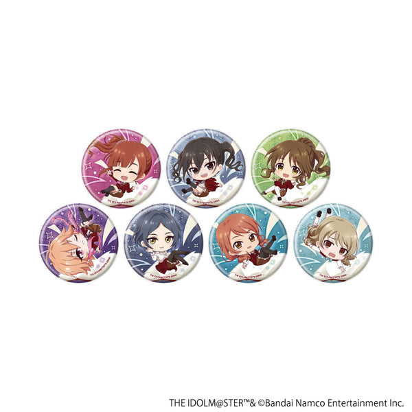 『アイドルマスター シンデレラガールズ』缶バッジ16/BookWorld!ver. コンプリートセット(全7種)(ミニキャライラスト)