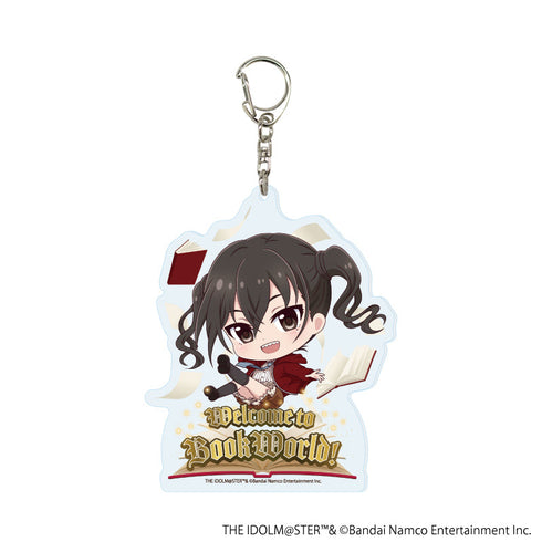 『アイドルマスター シンデレラガールズ』デカアクリルキーホルダー18/砂塚あきら BookWorld!ver.(ミニキャライラスト)