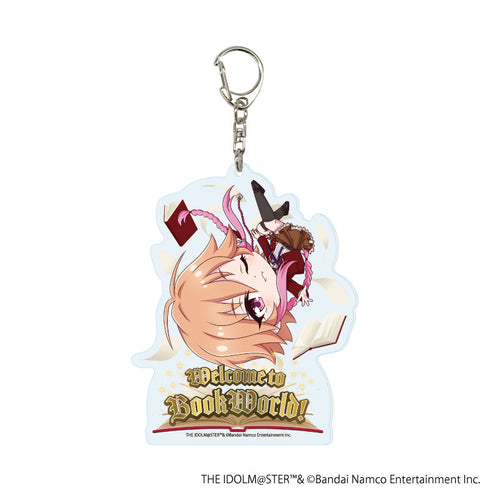 『アイドルマスター シンデレラガールズ』デカアクリルキーホルダー20/二宮飛鳥 BookWorld!ver.(ミニキャライラスト)