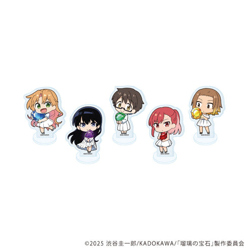 『瑠璃の宝石』アクリルぷちスタンド01/コンプリートセット(全5種)(ミニキャライラスト)
