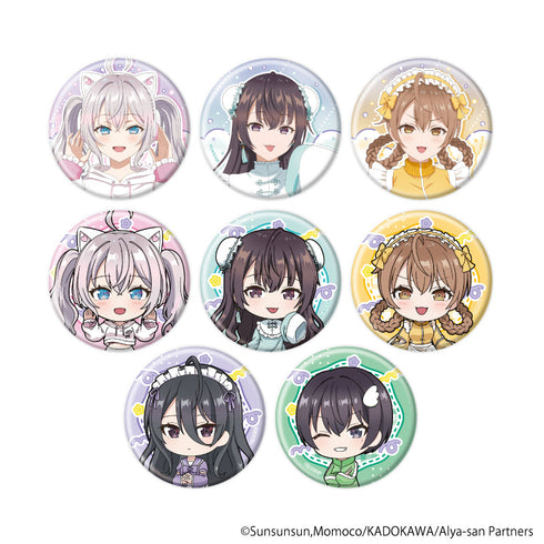 『時々ボソッとロシア語でデレる隣のアーリャさん』缶バッジ06/ゆめかわver. コンプリートセット(全8種)(描き下ろし&描き起こしイラスト)