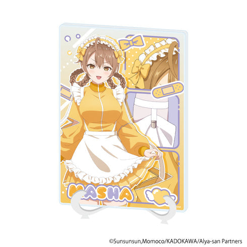 『時々ボソッとロシア語でデレる隣のアーリャさん』アクリルアートボード(A5サイズ)07/マーシャ ゆめかわver.(描き下ろしイラスト)【202610再販】