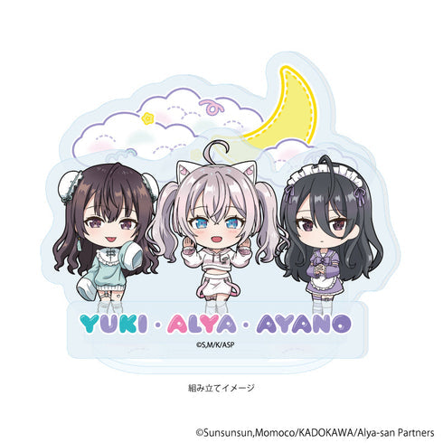 『時々ボソッとロシア語でデレる隣のアーリャさん』アクリルスタンドプレート10/アーリャ&有希&綾乃 ゆめかわver.(ミニキャライラスト)【202610再販】
