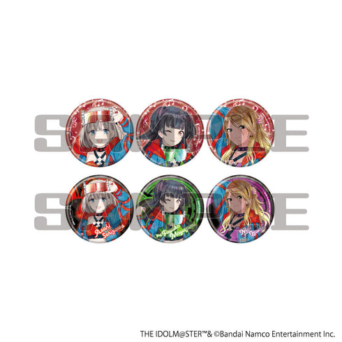 『アイドルマスター シャイニーカラーズ』ホログラム缶バッジ(57mm)02/オリジナル衣装ver. コンプリートセット(全6種)(描き下ろしイラスト)