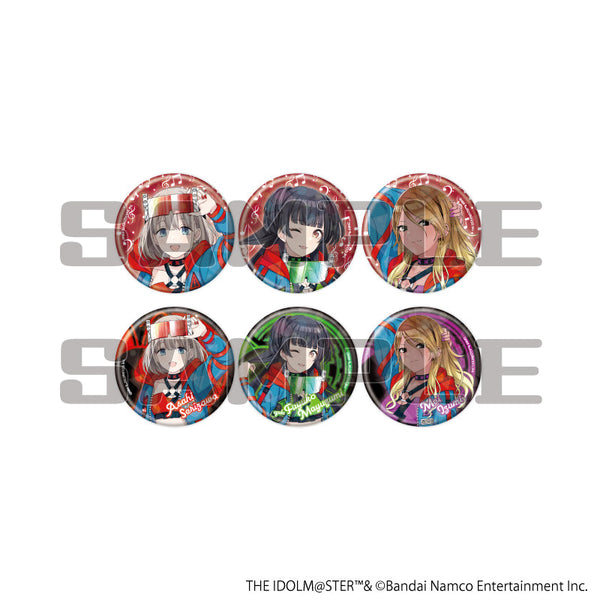 『アイドルマスター シャイニーカラーズ』ホログラム缶バッジ(57mm)02/オリジナル衣装ver. コンプリートセット(全6種)(描き下ろしイラスト)