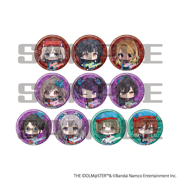 『アイドルマスター シャイニーカラーズ』ホログラム缶バッジ(57mm)03/オリジナル衣装ver. コンプリートセット(全10種)(ミニキャライラスト)