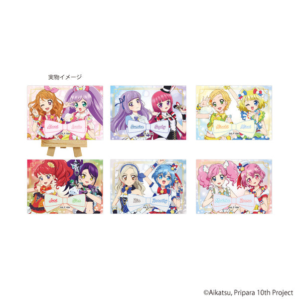 『アイカツ!×プリパラ THE MOVIE -出会いのキセキ!-』キャンバスボードミニ01/コンプリートセット(全6種)(公式イラスト)