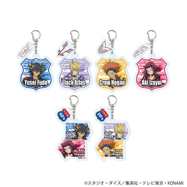 『遊☆戯☆王5D's』パーツ付きアクリルキーホルダー01/コンプリートセット(全6種)(描き下ろしイラスト)