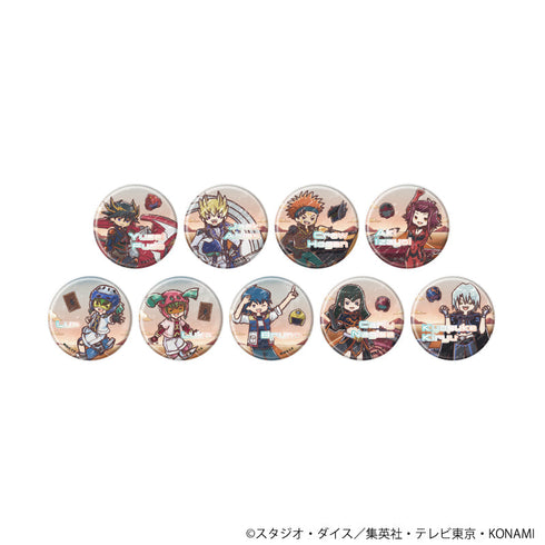 『遊☆戯☆王5D's』缶バッジ12/コンプリートセット(全9種)(レトロアートイラスト)