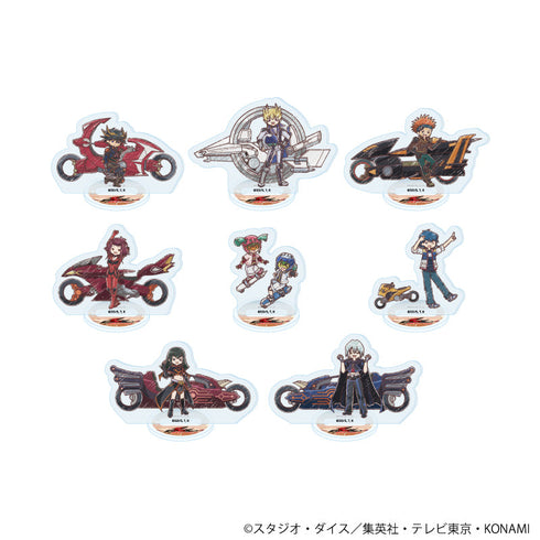 『遊☆戯☆王5D's』アクリルぷちスタンド06/コンプリートセット(全8種)(レトロアートイラスト)