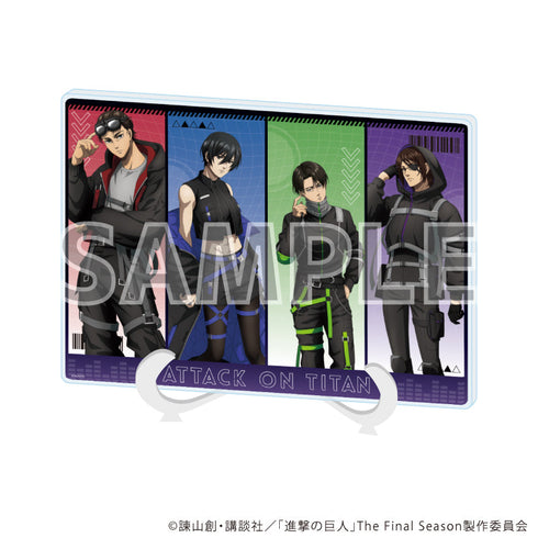 『進撃の巨人The Final Season』アクリルアートボード(A5サイズ)02/サイバーパンクver.(描き下ろしイラスト)