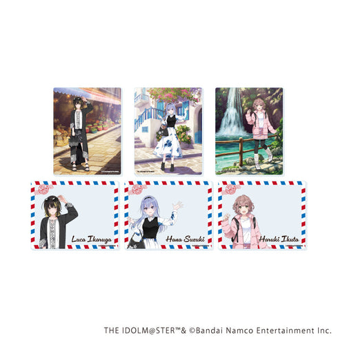 『アイドルマスター シャイニーカラーズ』アクリルカード06/おでかけver. コンプリートセット(全6種)(描き下ろしイラスト)