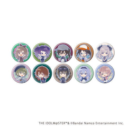 『アイドルマスター シャイニーカラーズ』缶バッジ07/おでかけver. コンプリートセット(全10種)(ミニキャライラスト)