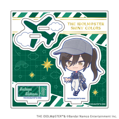 『アイドルマスター シャイニーカラーズ』アクリルスタンドプレート14/白瀬咲耶 おでかけver.(ミニキャライラスト)
