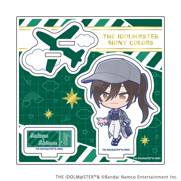 『アイドルマスター シャイニーカラーズ』アクリルスタンドプレート14/白瀬咲耶 おでかけver.(ミニキャライラスト)