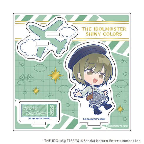 『アイドルマスター シャイニーカラーズ』アクリルスタンドプレート17/七草にちか おでかけver.(ミニキャライラスト)