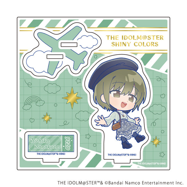 『アイドルマスター シャイニーカラーズ』アクリルスタンドプレート17/七草にちか おでかけver.(ミニキャライラスト)
