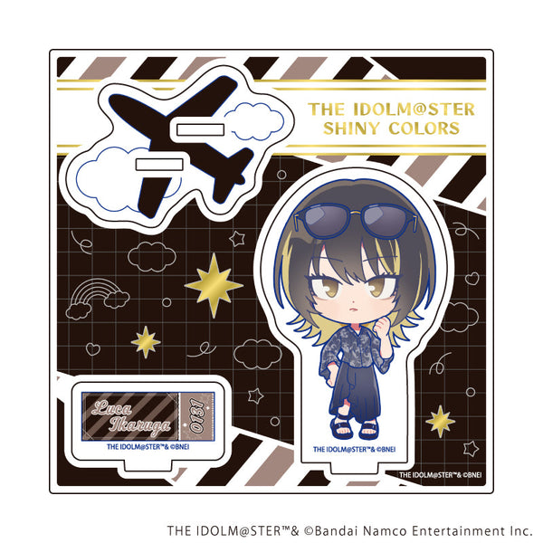 『アイドルマスター シャイニーカラーズ』アクリルスタンドプレート19/斑鳩ルカ おでかけver.(ミニキャライラスト)