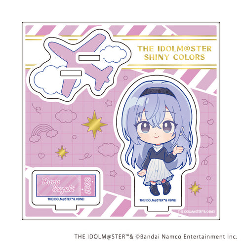 『アイドルマスター シャイニーカラーズ』アクリルスタンドプレート20/鈴木羽那 おでかけver.(ミニキャライラスト)