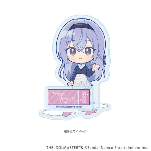『アイドルマスター シャイニーカラーズ』アクリルスタンドプレート20/鈴木羽那 おでかけver.(ミニキャライラスト)