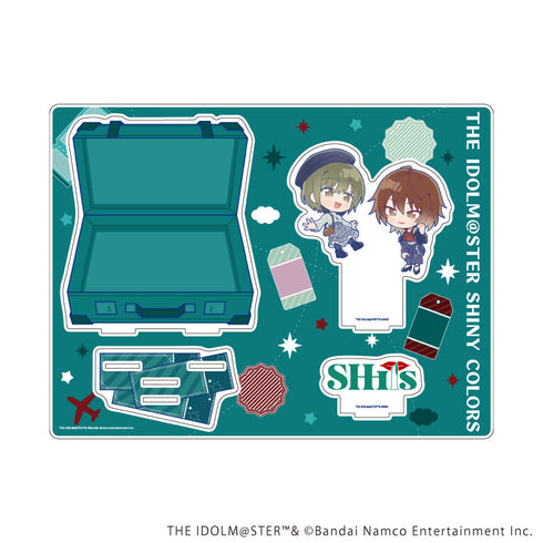 『アイドルマスター シャイニーカラーズ』アクリルジオラマ06/283プロ シーズ おでかけver.(ミニキャライラスト)