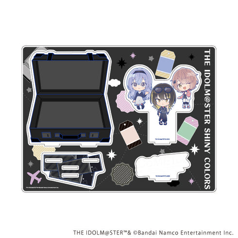 『アイドルマスター シャイニーカラーズ』アクリルジオラマ07/283プロ コメティック おでかけver.(ミニキャライラスト)