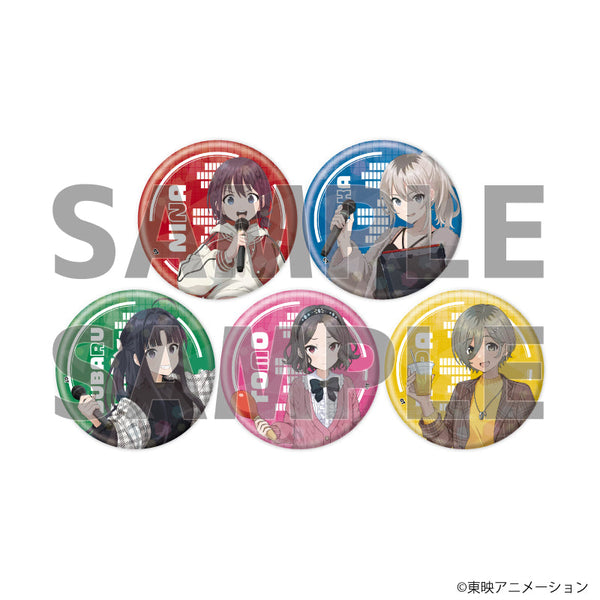 『ガールズバンドクライ』ホログラム缶バッジ(57mm)01/コンプリートセット(全5種)(描き下ろしイラスト)
