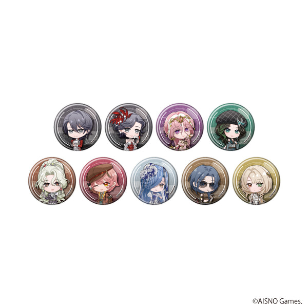 『無期迷途』缶バッジ22/コンプリートセット(全9種)(ミニキャライラスト)