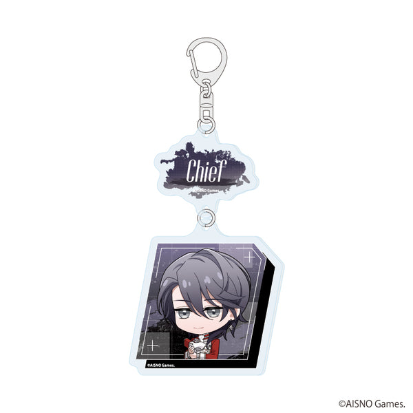 『無期迷途』連結アクリルキーホルダー01/男局長(ミニキャライラスト)