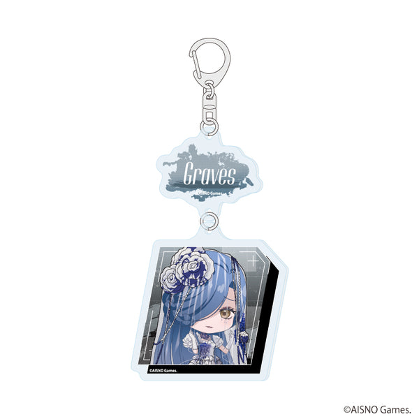 『無期迷途』連結アクリルキーホルダー07/グレイヴ(ミニキャライラスト)