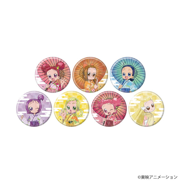 『おジャ魔女どれみドッカ~ン!』ホログラム缶バッジ(57mm)01/袴・番傘ver. コンプリートセット(全7種)(描き下ろしイラスト)